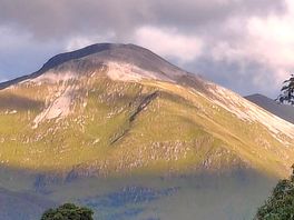 Ben nevis visible from the park.