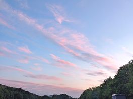 Sunset at the campsite