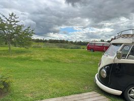 Great parking for camper vans outside the accommodation.
