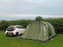 Tent on site
