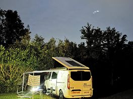 Night time camping