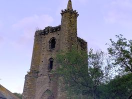 Church ruin in slapton