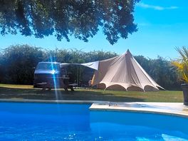 Big pitch by the pool