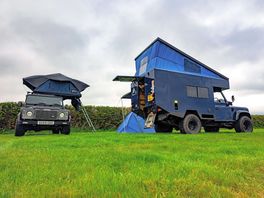 Our landies at the campsite