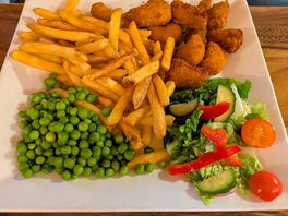 Food at the lodge