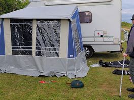 My friends camper next door