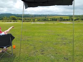 Tent view.
