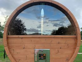 The lovely wood fired sauna
