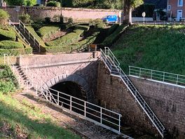 Start of canal tunnel