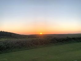 Sunset from pod