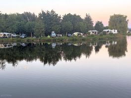 Pitches looking onto lake