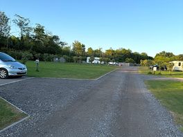 View towards end of site and second toilet block