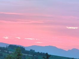 View at sunset