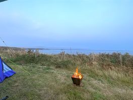 You can’t beat a campfire overlooking the ocean.