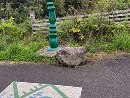 Cycle path route