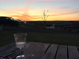 Sunset at camp