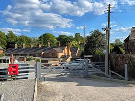 Gate to pub