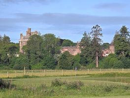 Hoddom castle from the golf course