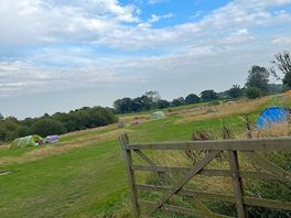 View of the campsite from entrance