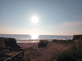 Early morning view skipsea beachh
