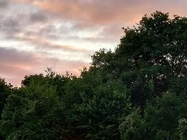 Sunset on the first night