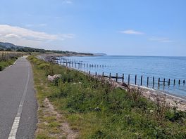 Coastal bike path