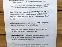 Toilet rules