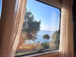 View from our bedroom window on our pitch 😍