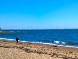 The beach