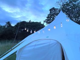 Solar lights in outside areas