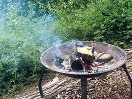 A quiet evening with a fire