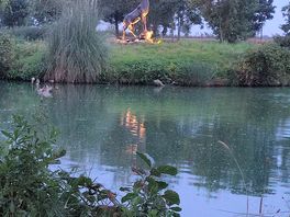 Lake at night