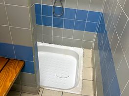 Douche à 10h avant notre depart