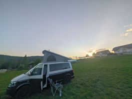Stellplatz in der wiese