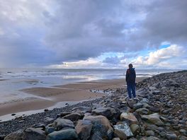 Beach and short walk from site