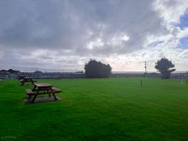 View from pod looking out to sea