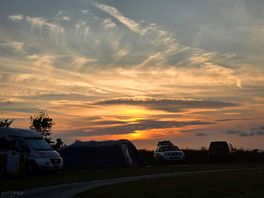 Sunset view from our pitch