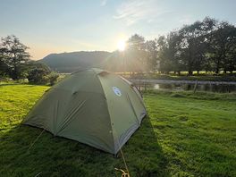 Pitch by river