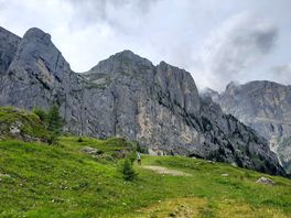 Walk near marmolada