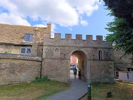 The back of the abby