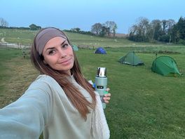 Chilling at the campsite area for hikers