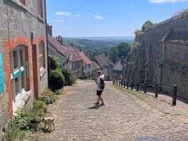 Gold hill where old hovis advert was recorded. 20 minutes walk from campsite