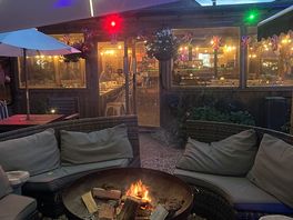 Welcoming fire pit