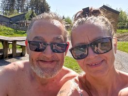 Us enjoying the weather