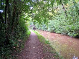Along the canal