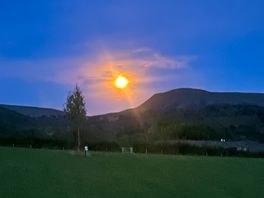 Gorgeous moon view