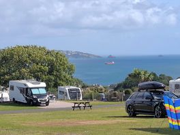 This was our view from our caravan window