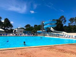 The pool area