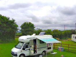 Motorhome from the air