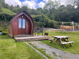 Our pod. this is the cheapest available sleeping option. it comes with an allocated bathroom pod.